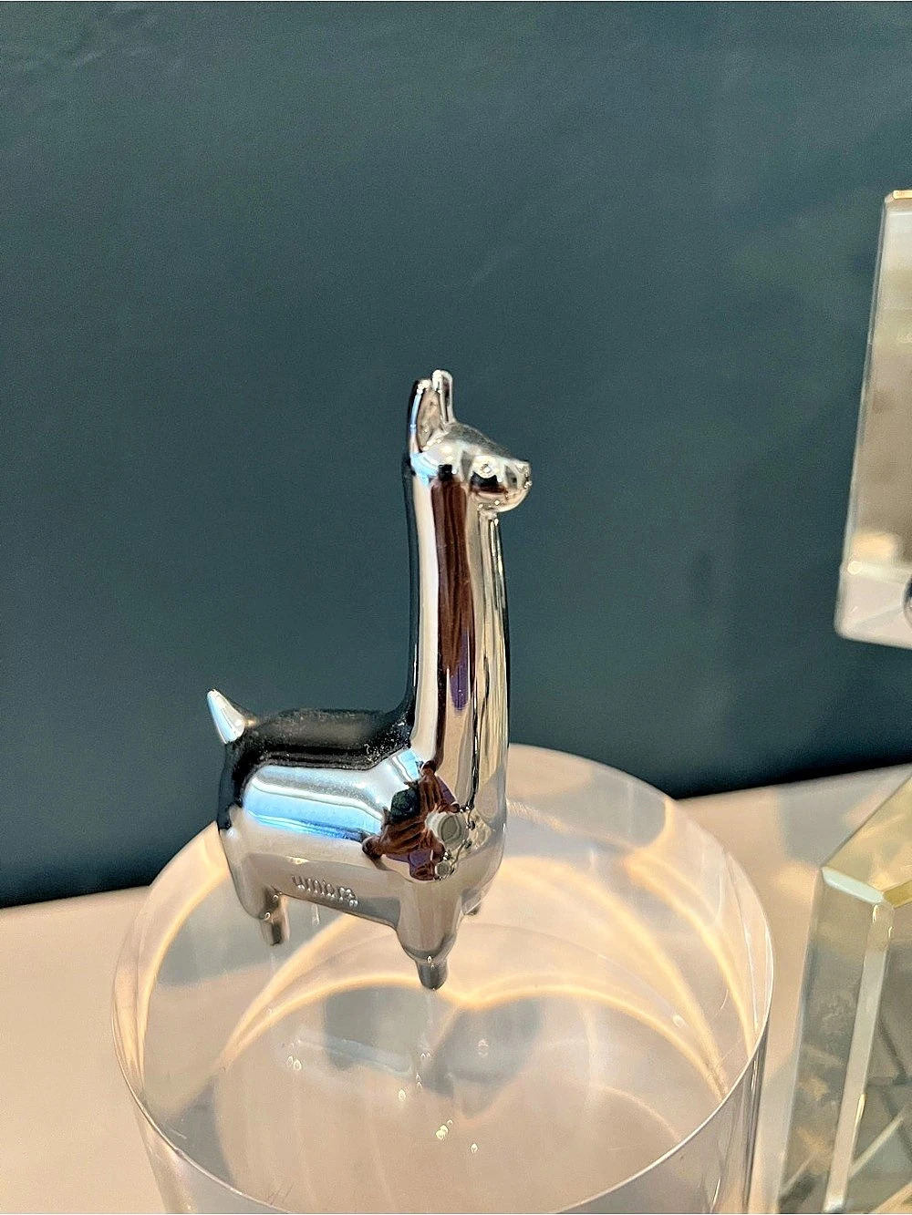 Umbra Muse Chrome Llama Ring Holder Jewelry Display By Alan Wisniewski Vintage